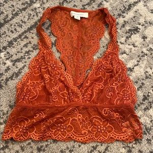 Bralette burnt orange small